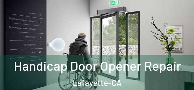  Handicap Door Opener Repair Lafayette-CA